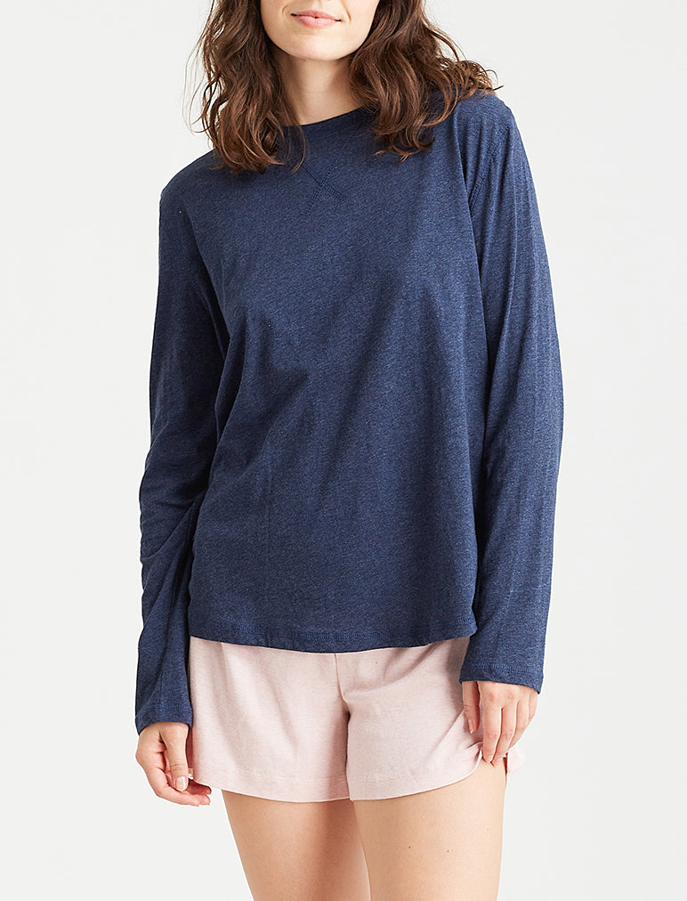 Jada Organic Cotton Knit Longsleeve Tee