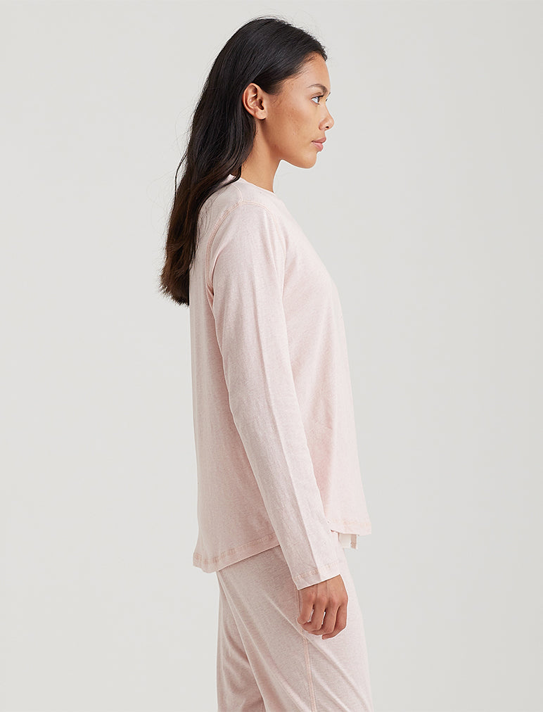 Jada Organic Cotton Knit Long Sleeve Tee