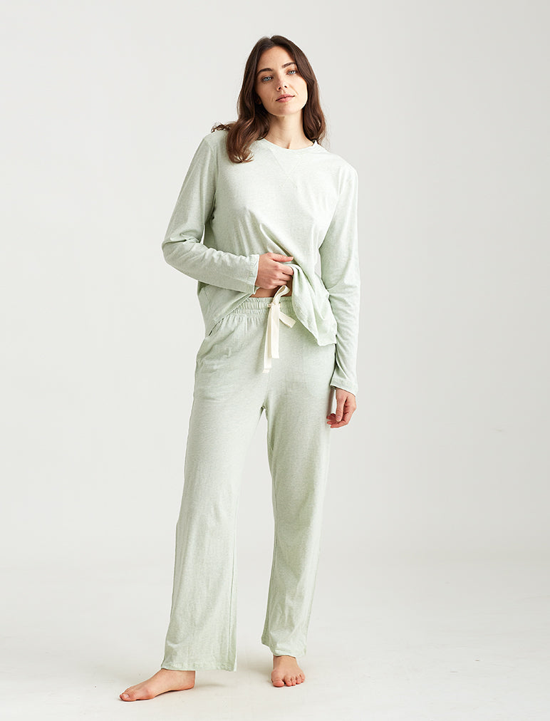 Jada Organic Cotton Knit Long Sleeve Tee