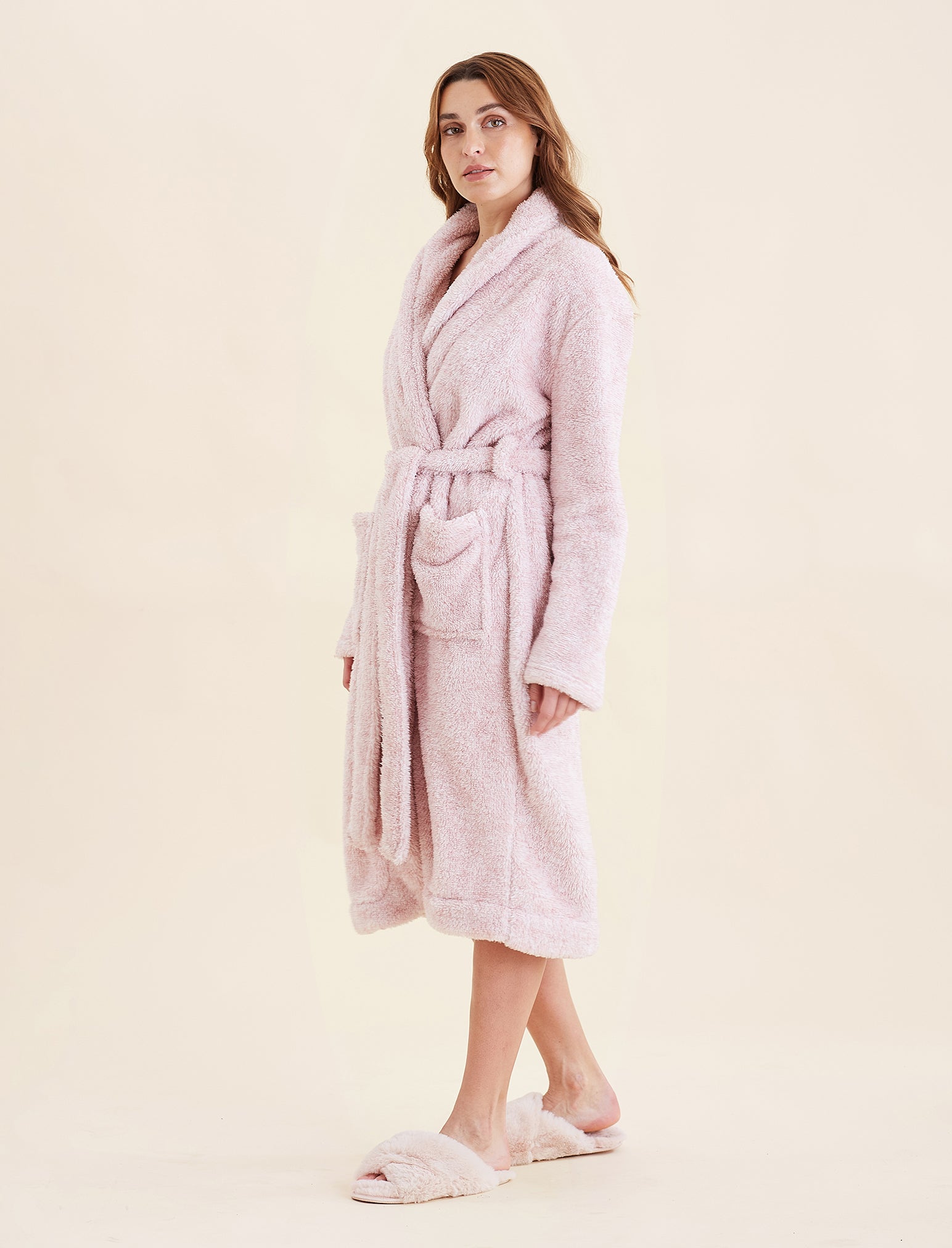 Cosy Plush Mid-Length Robe