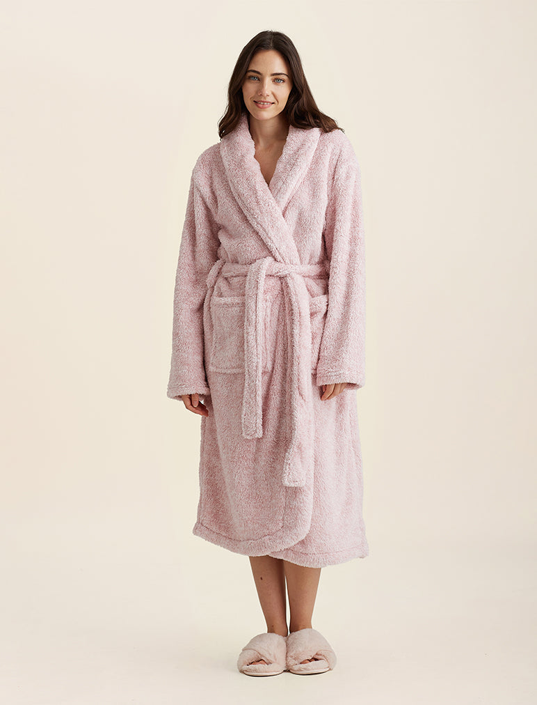 Cozy Plush Mid Length Robe