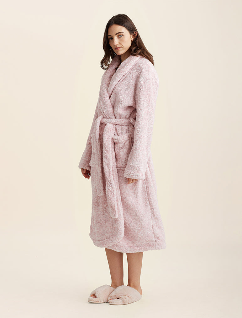 Cozy Plush Mid Length Robe