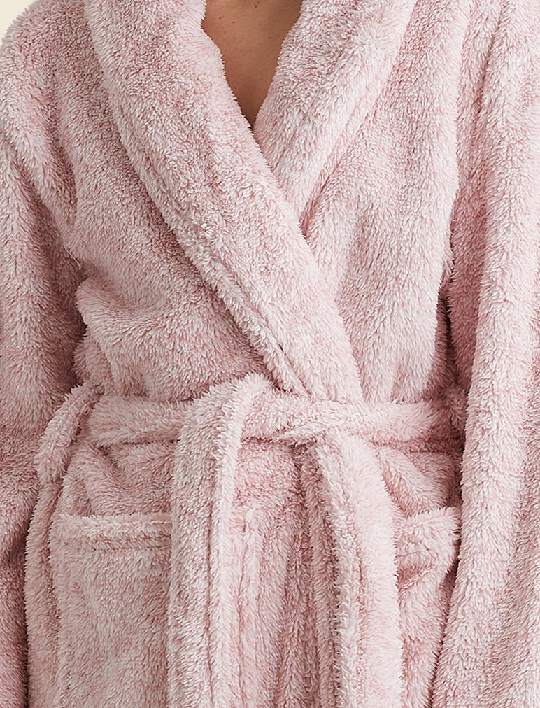 Cozy Plush Mid Length Robe