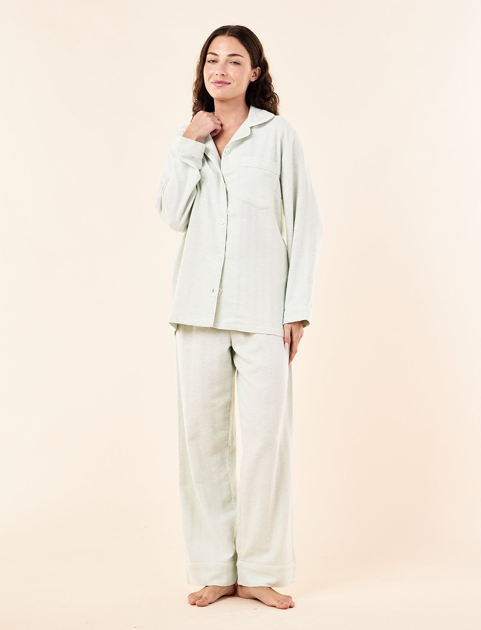 Herringbone Organic Cotton PJ Set