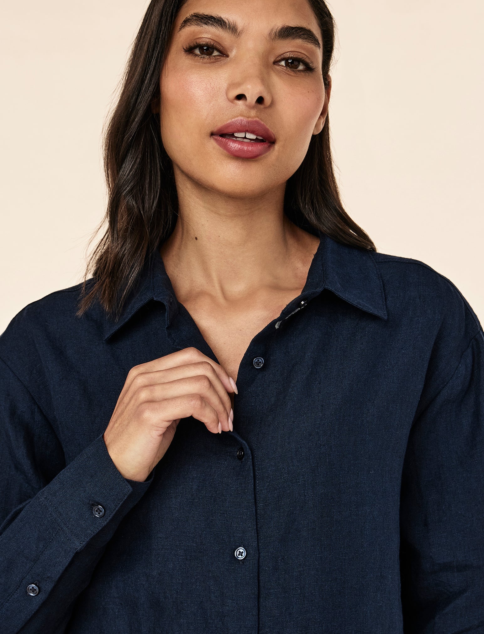 Linen Long Sleeve Shirt