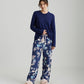 Alice Floral Pant & Top in Navy