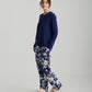 Alice Floral Pant & Top in Navy