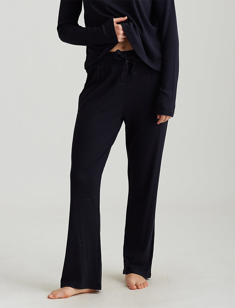Luxe Rib Modal Wide Leg Pant