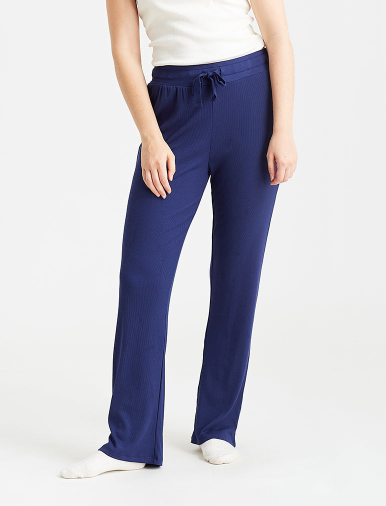 Luxe Rib Modal Wide Leg Pant