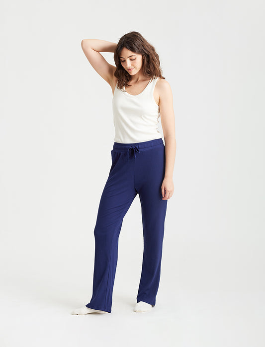 Luxe Rib Modal Wide Leg Pant