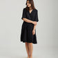 Audrey Silk Short Sleeve Nightshirt
