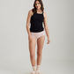Milla High Neck Rib Shelf Bra Tank
