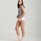 Milla High Neck Rib Shelf Bra Tank
