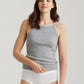 Milla High Neck Rib Shelf Bra Tank