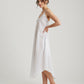 Swiss Dot Lace Front Maxi Nightie
