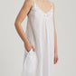 Swiss Dot Lace Front Maxi Nightie