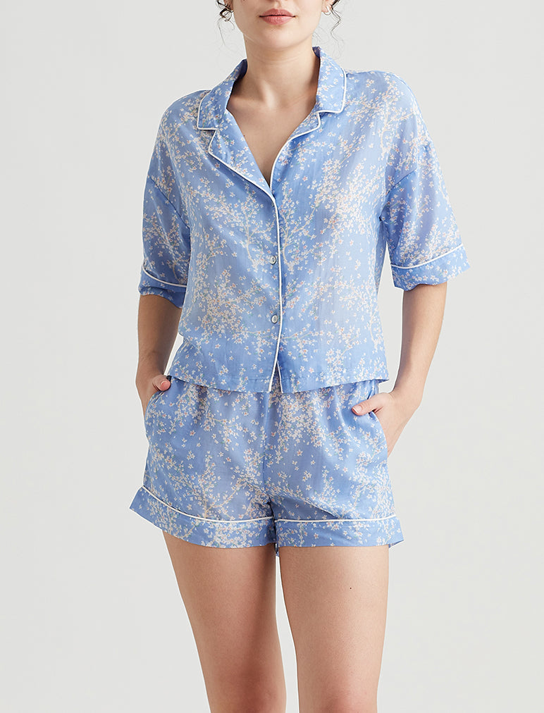 Cheri Blossom Boxer PJ Set