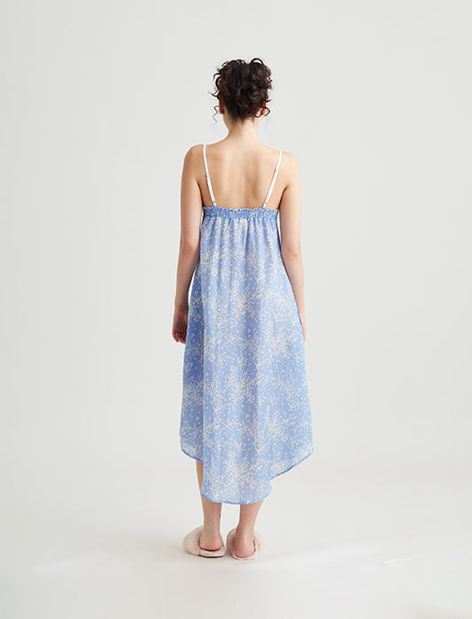 Cheri Blossom Lace Front Maxi Nightie