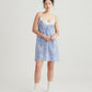 Cheri Blossom Lace Front Midi Nightie