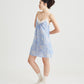 Cheri Blossom Lace Front Midi Nightie