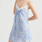 Cheri Blossom Lace Front Midi Nightie