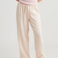 Ashley Textured Cotton Wide Leg Pant
