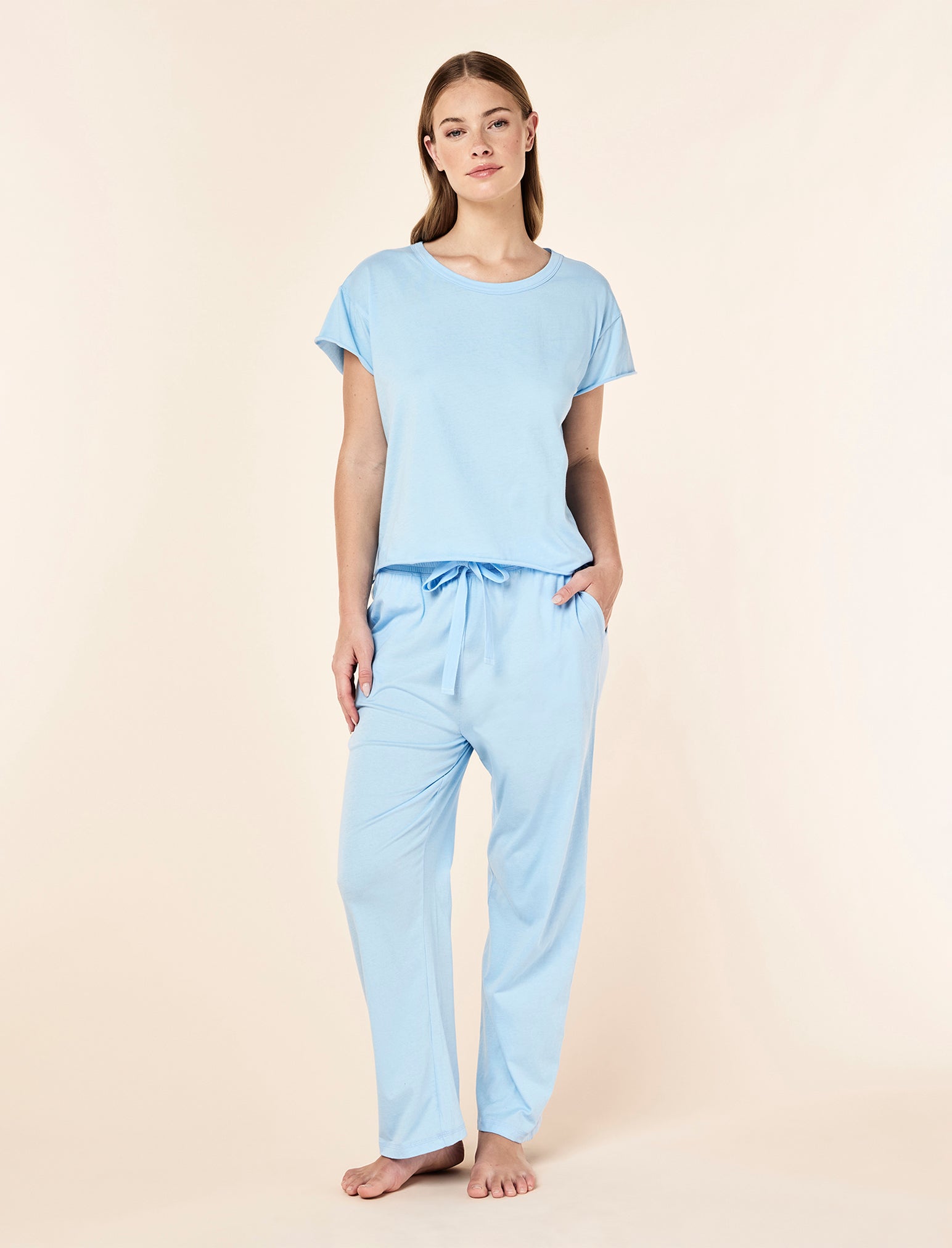 Jada Organic Cotton Knit Boxy Tee