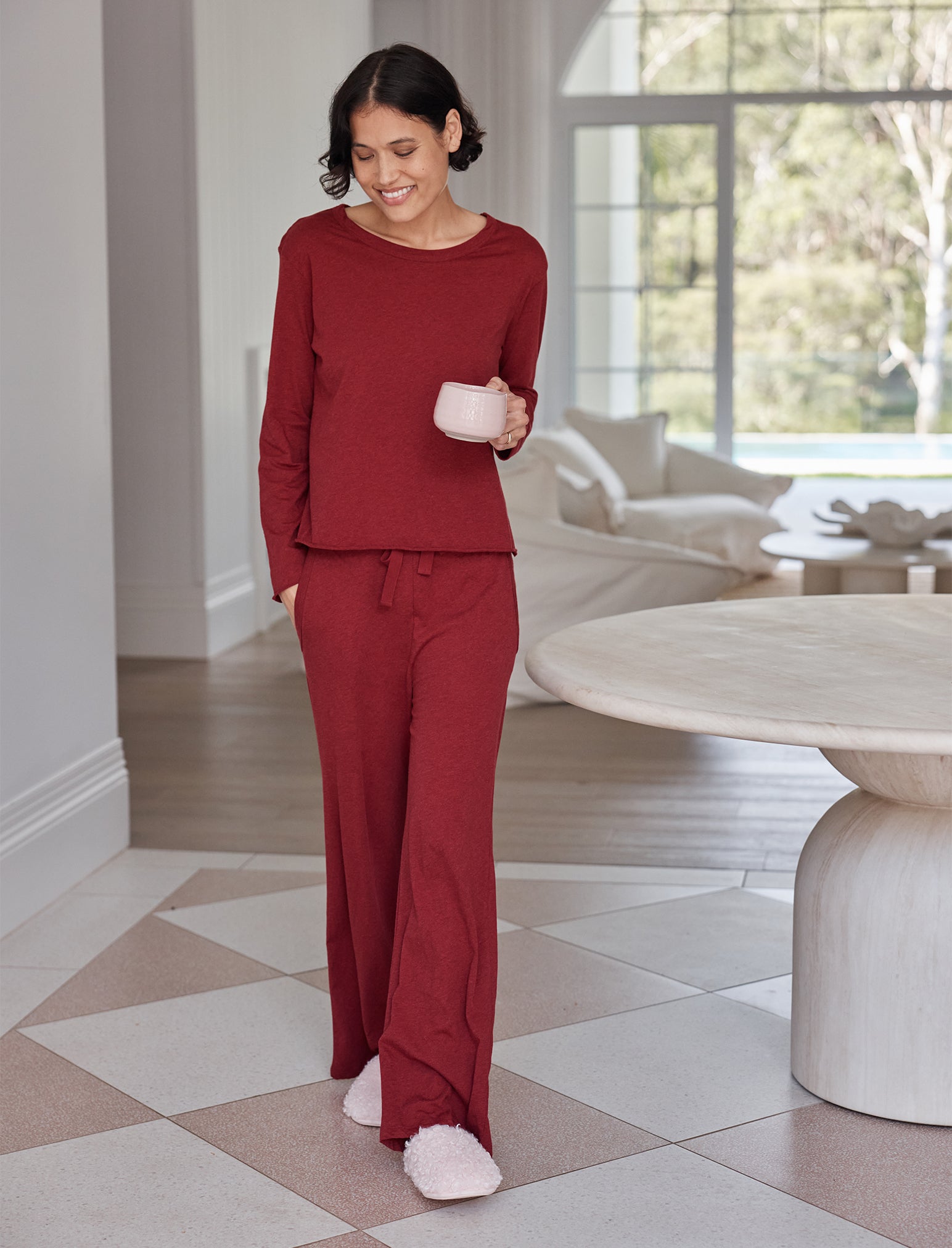 Jada Organic Cotton Wide Leg Pant