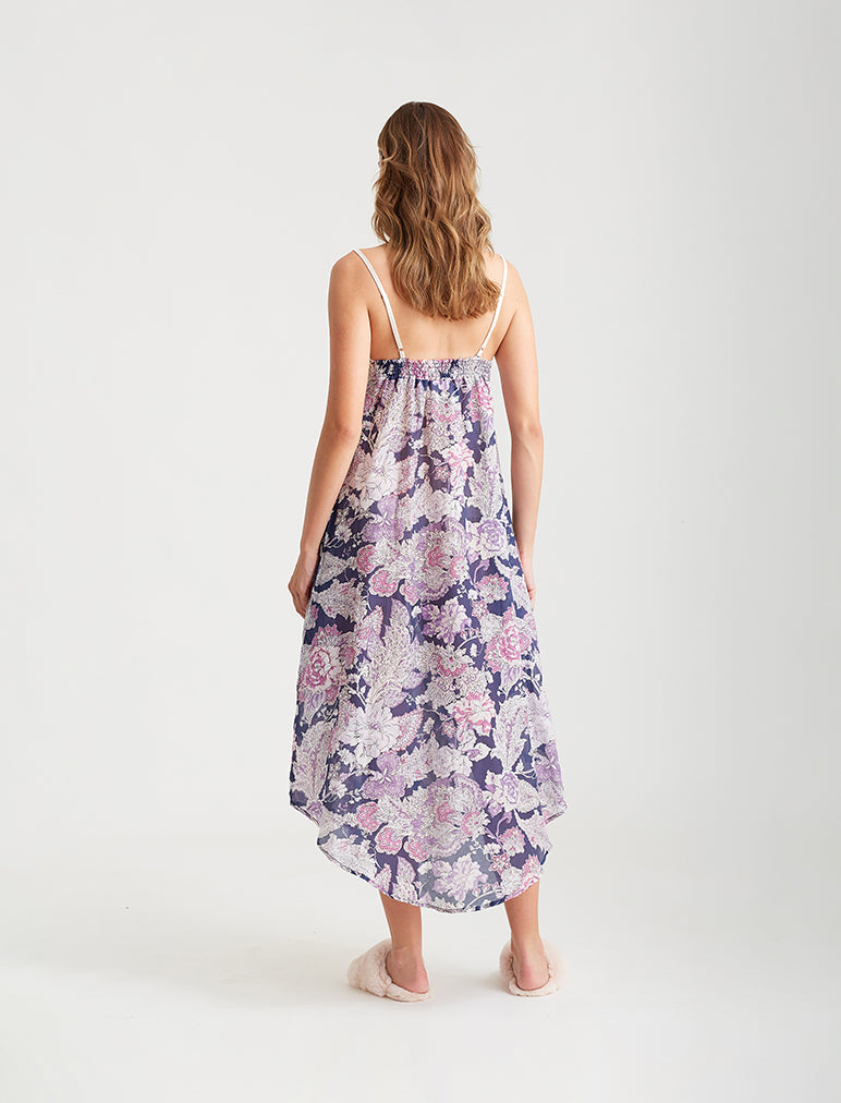 Ella Lace Front Maxi Nightie