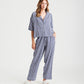 Seersucker Gingham Short Sleeve PJ Set