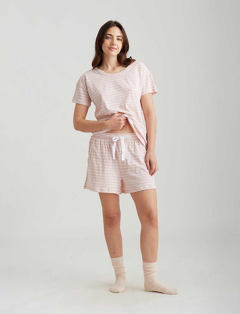 Jada Organic Cotton Stripe Boxer PJ