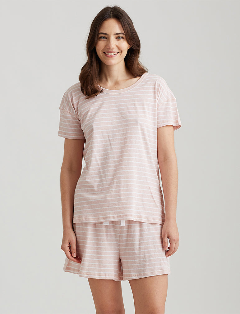 Jada Organic Cotton Stripe Boxer PJ