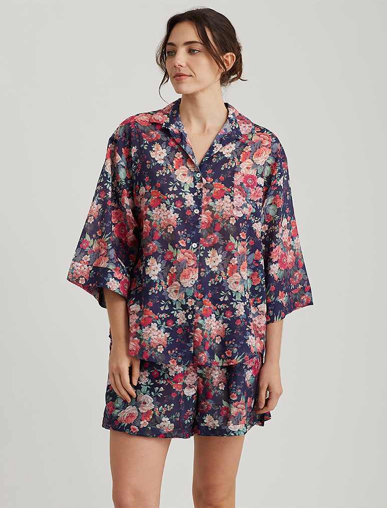 Grace Floral Short Sleeve Top