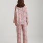 Painted Travels Silk Full Length PJ & Eyemask