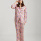 Painted Travels Silk Full Length PJ & Eyemask