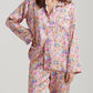 Painted Travels Silk Full Length PJ & Eyemask