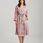 Painted Travels Silk Maxi Robe