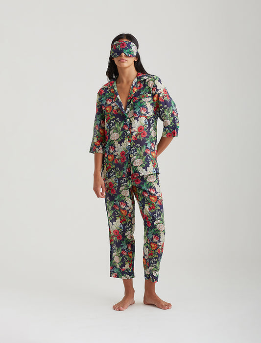 Clara Crop PJ Set & Eye Mask