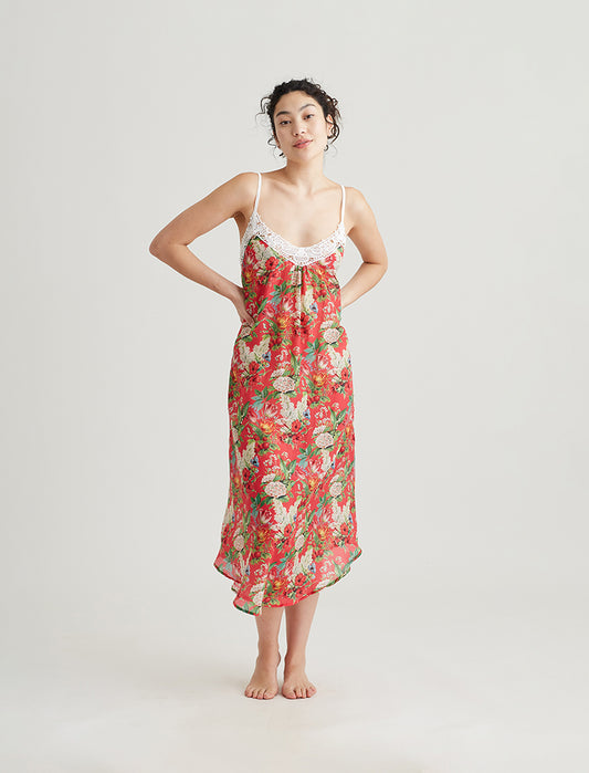 Clara Lace Front Maxi Nightie