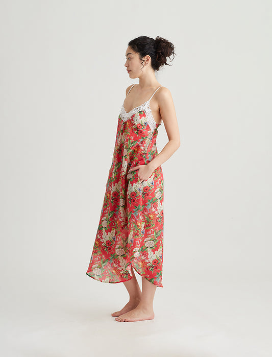 Clara Lace Front Maxi Nightie