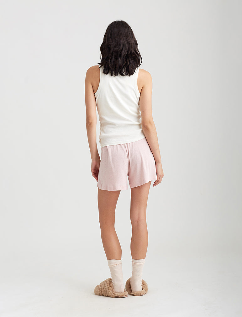 Milla Rib Shelf Bra Henley Tank