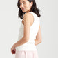 Milla Rib Shelf Bra Henley Tank