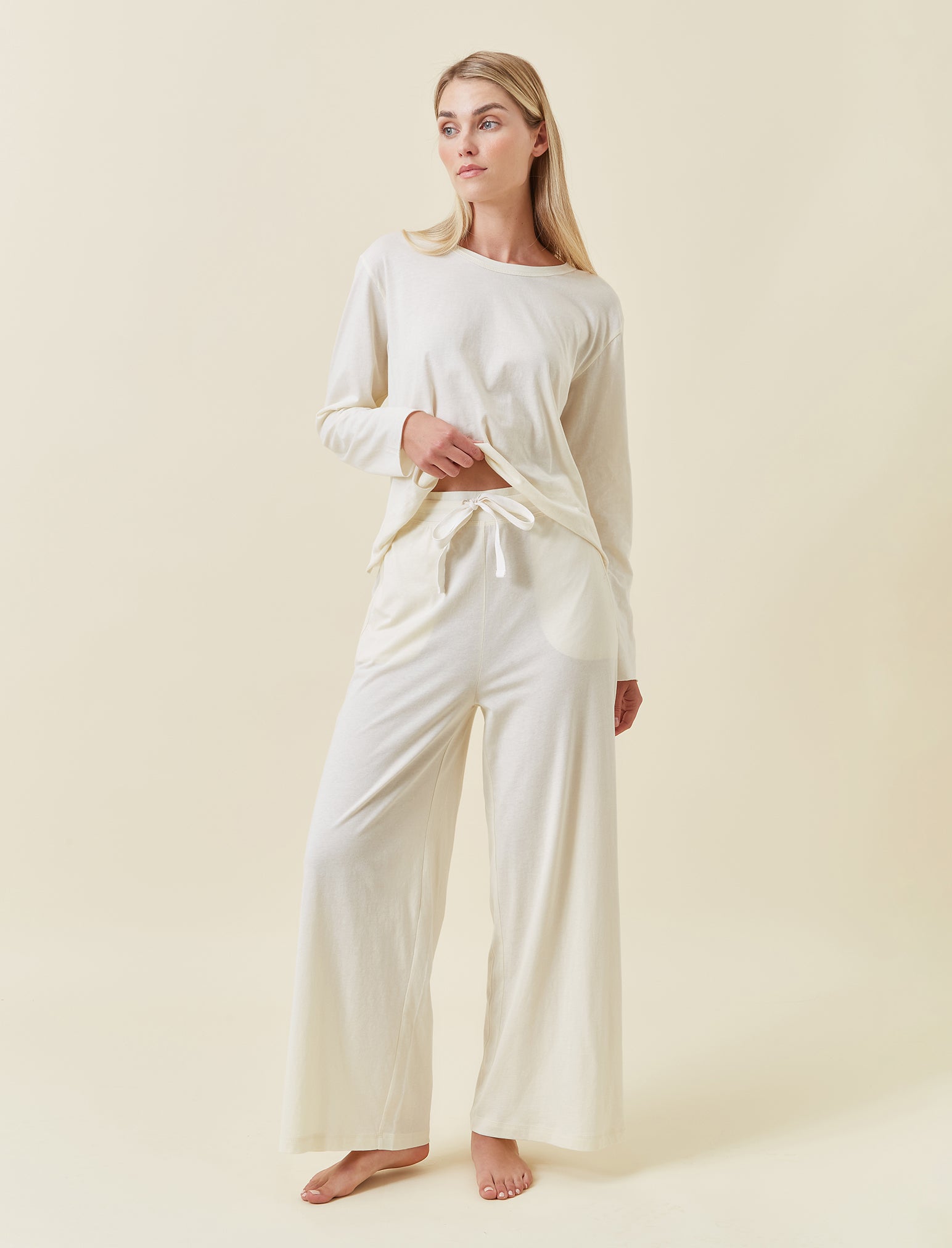 Jada Organic Cotton Wide Leg Pant