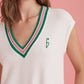 Luxe Waffle Tennis Logo Tank Dress