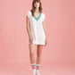 Luxe Waffle Tennis Logo Tank Dress