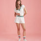 Luxe Waffle Tennis Shorts