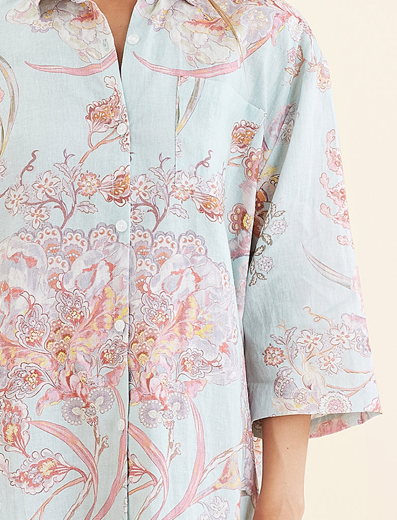 Coco Resort Linen Nightshirt