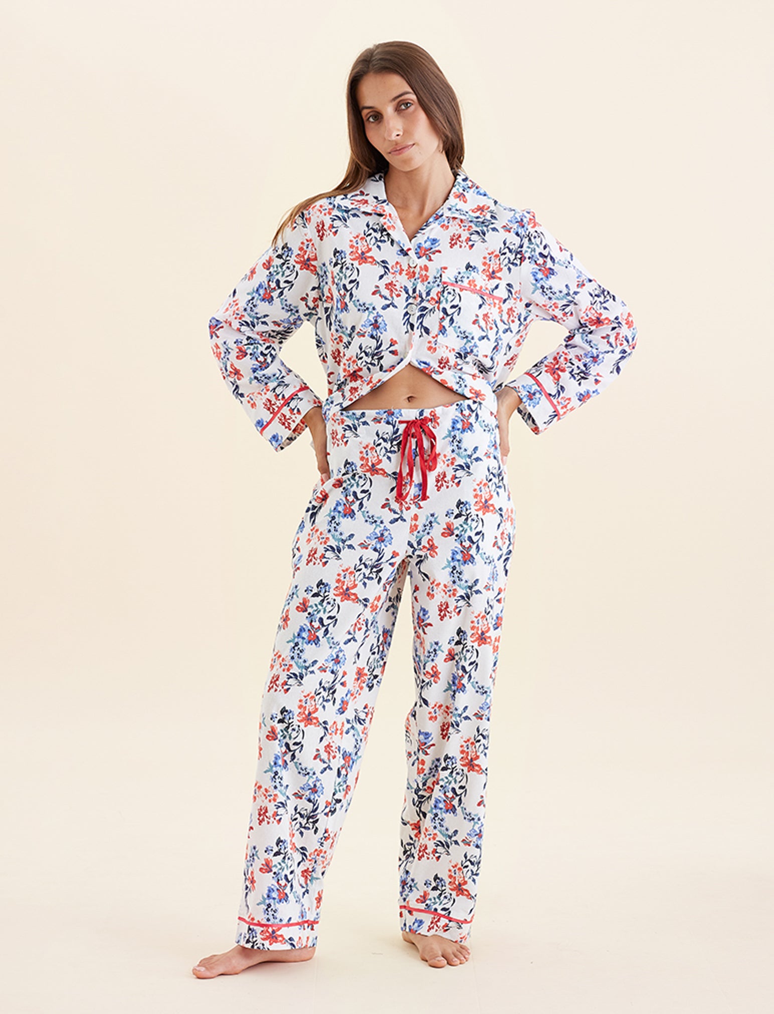 Harper Cosy Full Length PJ Set