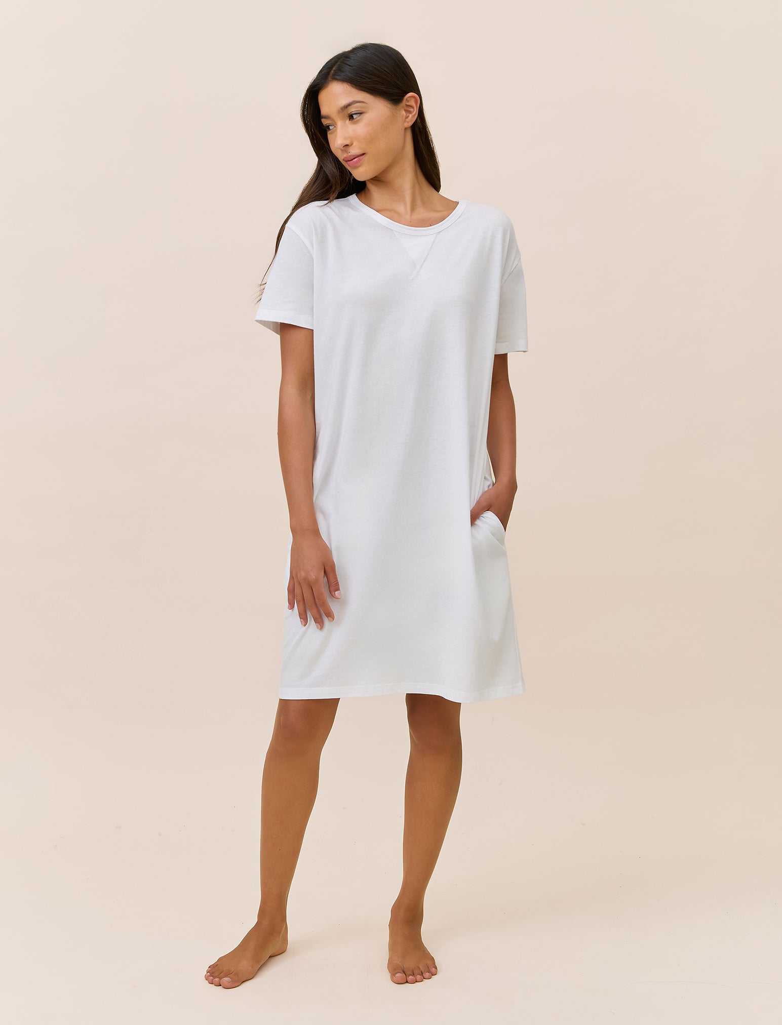 Jada Organic Cotton Knit Midi Nightie