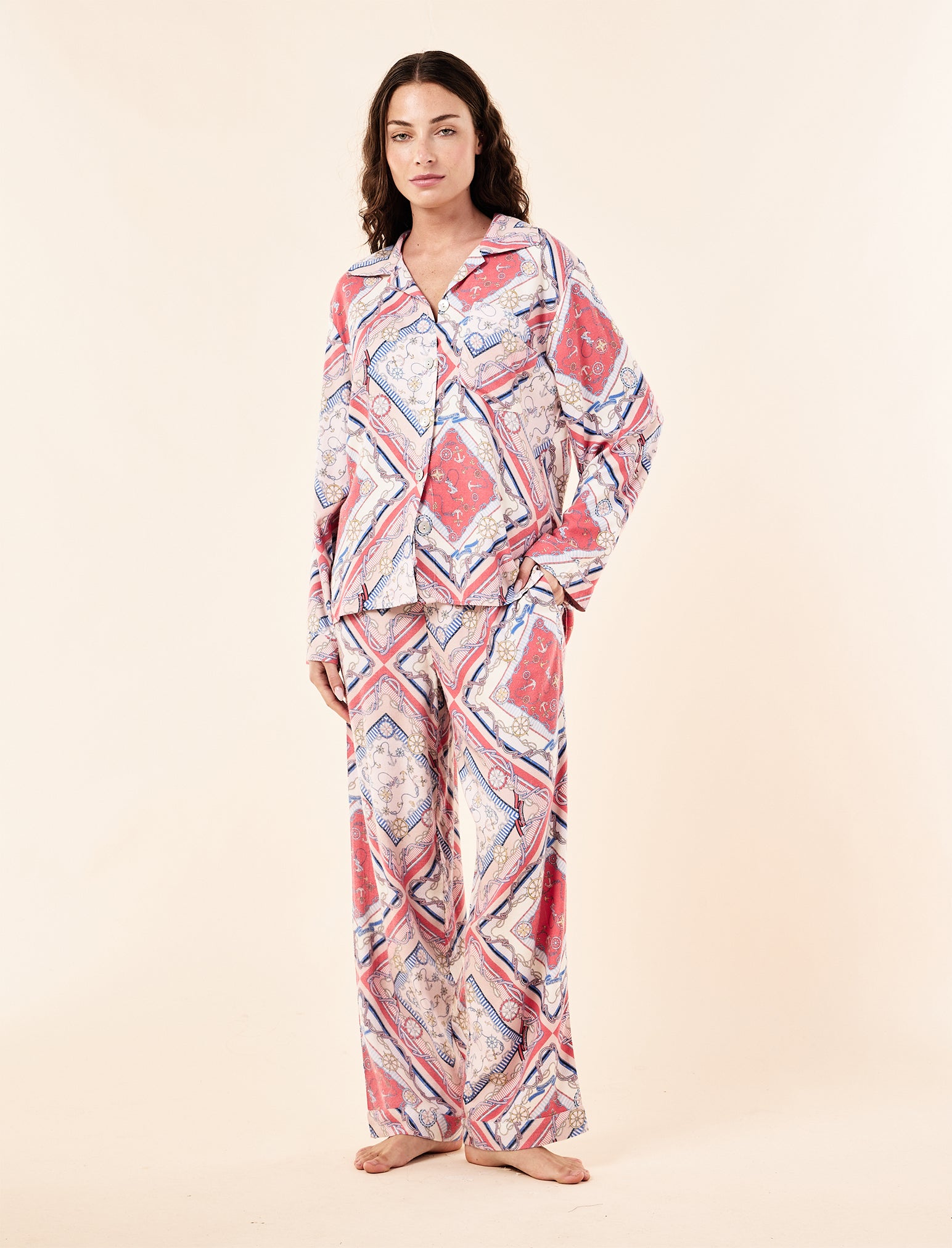 Marine Cosy Full Length PJ Set